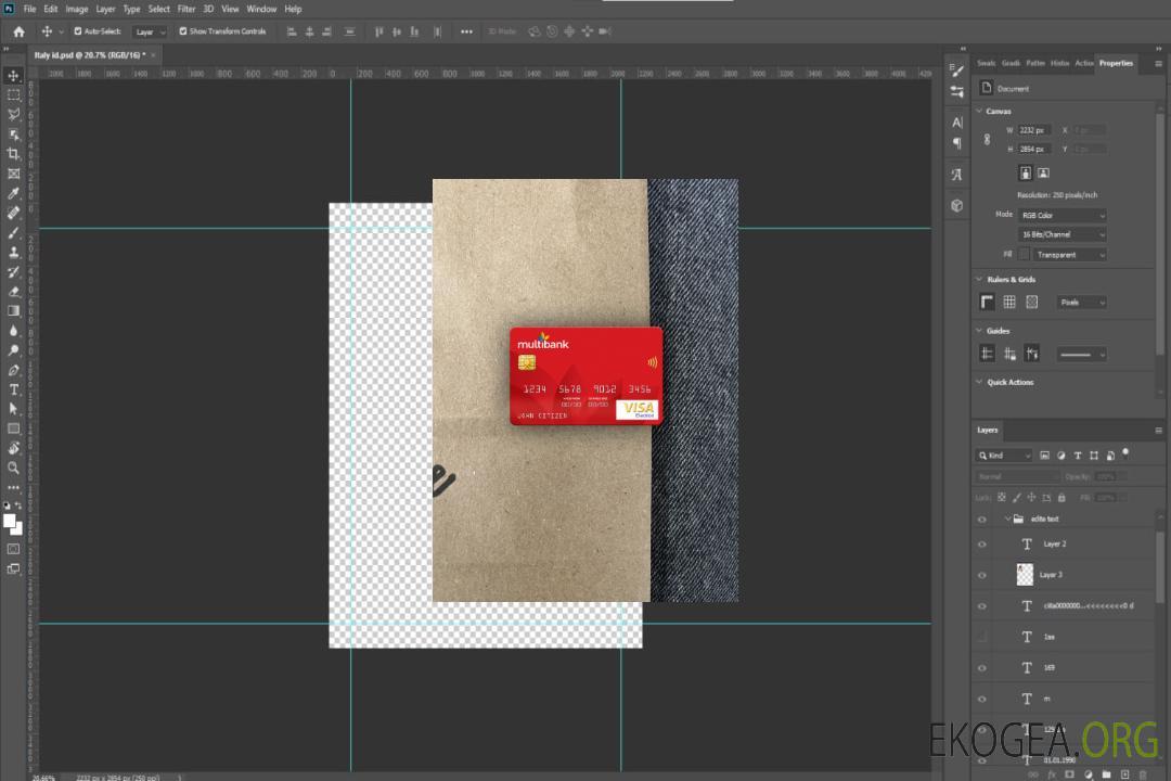 Photolook carte électronique visa multibanque Panama recto template Photolook carte électronique visa multibanque Panama recto template